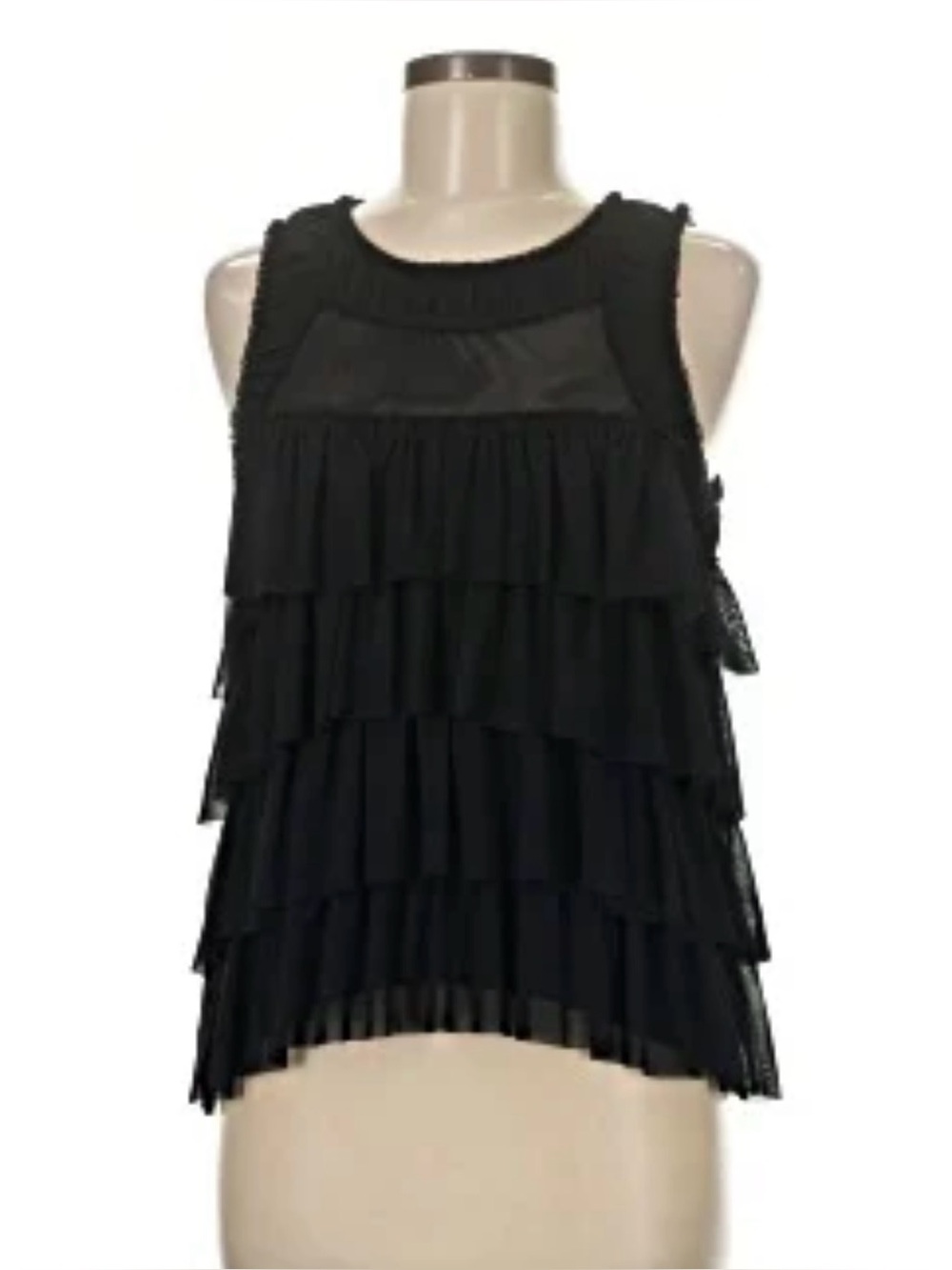 Express tiered mesh top.